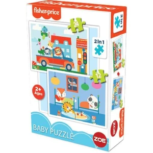 Onur Puzzle 26045 Fisher Price 2 In 1 Baby Puzzle