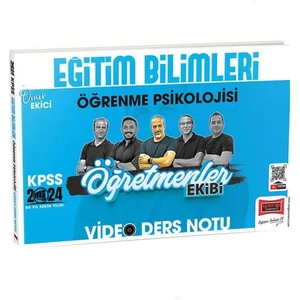 Yargı Yayınevi 2024 KPSS Eğitim Bilimleri Öğrenme Psikolojisi Öğretmenler Ekibi Video Ders Notları