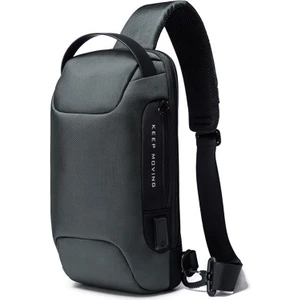 Love Home Yeni Göğüs Çantası Erkek Fonksiyonel Rüzgar Su Geçirmez Erkek Çantası Rahat Satchel Çanta Iş Erkek Messenger Omuz Çantası (Yurt Dışından)