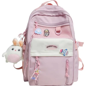 Love Home Okul Çantası Kadın Sırt Çantası Ortaokul Kız Karikatür Lise Kolej Öğrencilerinin Kore Versiyonu Üçüncü Ila Beşinci Sınıf Ilkokul Öğrencileri Sırt Çantası (Yurt Dışından)