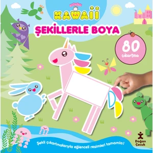 Sevimliler Kawaii  Şekillerle Boya