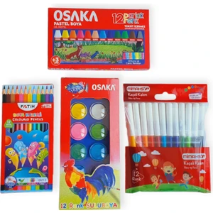 Eko Büyük Boy Boyama Seti 4 Parça