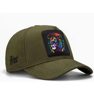 V1 Kids Baseball Renkli Aslan - 15 Kod Logolu Haki Çocuk Şapka (Cap)