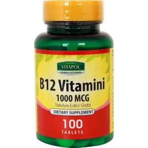 B12 Vitamini 1000 mcg 100 Tablet