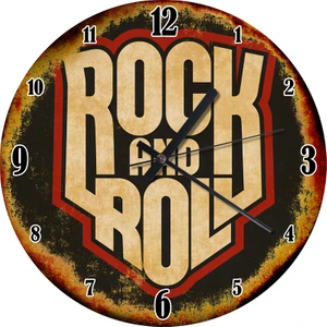 Karizma Tablo Rock And Roll Desenli Duvar Saati