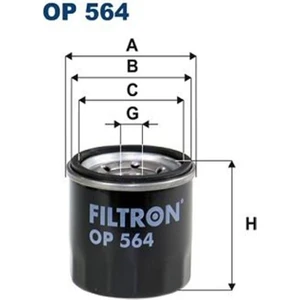 Fıltron OP564 Yag Filtresi Aveo Kalos 1.2ı Sed.h / B 05- / Matiz / Spark 0.8ı H / B 1.0ı H / B 05 152084A00A 25183779 (WC258558)