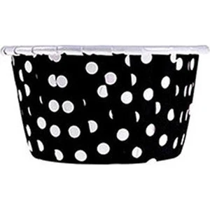 Siyah Puantiyeli Muffin Kek Kapsülü 50'li 2 Paket