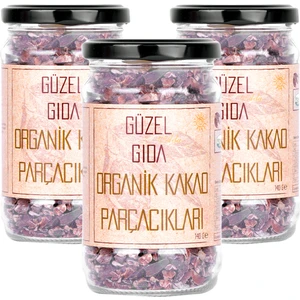 Güzel Ada Gıda Organik Ham Kakao Parçacıkları 3X140 gr Avantaj Paketi