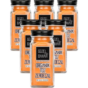 Güzel Ada Bahar Organik Toz Zerdeçal 6x50 Gr