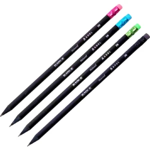 Blackline Natural Silgili Yuvarlak Hb Kurşun Kalem 1 Adet