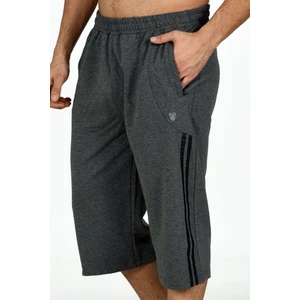 Marco Ferry Antrasit Erkek Yanları Şeritli Beli Lastikli Cepli Iki Iplik Pamuklu Kapri EDY0090