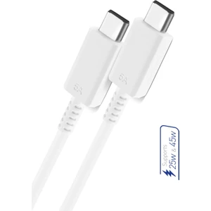 S5 45 Watt Hızlı Şarj Destekli 5A Iki Ucu Type-C Şarj ve Veri Aktarma Kablosu Orjinal Dayanıklı