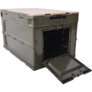 Katlanır Kamp Kasası Ahşap Tablalı