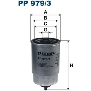 Fıltron PP979/3 Mazot Filtresi Accent Era 1.5 Crdi 2006 -- Accent Admire 1.5 Crdi 2003 -- Getz 1.5 Crdi 2002 -- Starex 2.5 Crdi 2002 -- H350 Minibus 2015-- / Rio 1.5 3192226900 PP9793 (WC673977)