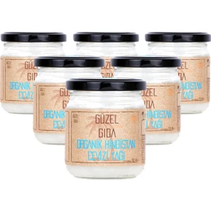 Güzel Ada Gıda Organik Hindistan Cevizi Yağı 6x150 Ml (Soğuk Sıkım)