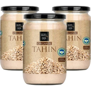 Güzel Ada Gıda Organik Tahin Yerli Susam Glutensiz 3X600 gr