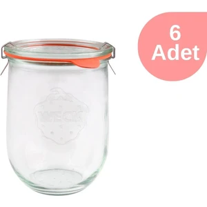 1062 ml Lale Cam Kavanoz Seti 6 Adet