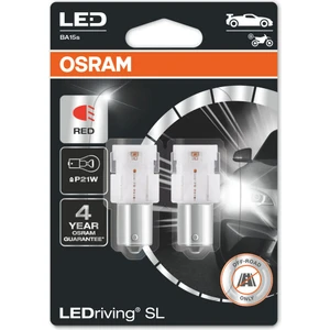 Tek Duy Kırmızı LED Stop Ampulü 6000K Ledriving Sl 7506DRP.02B (2'li Paket)
