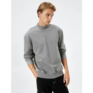 Dik Yaka Kazak Basic Uzun Kollu Ribanalı