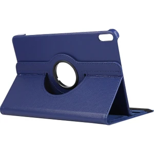 Case 4U Huawei Honor Pad 8 360 Derece Dönebilen Standlı Tablet Kılıfı Lacivert