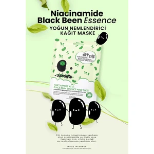 Niacinamide ve Siyah Fasülye Ile, Cilt Tonu Düzenleyici Gözenek Karşıtı Kağıt Maske Esfolio Mask