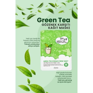 Yeşil Çay Içeren Yatıştırıcı Kağıt Maske Esfolio Green Tea Essence Mask Sheet