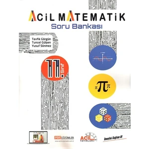 Acil Yayınları 11. Sınıf Matematik Soru Bankası 2024