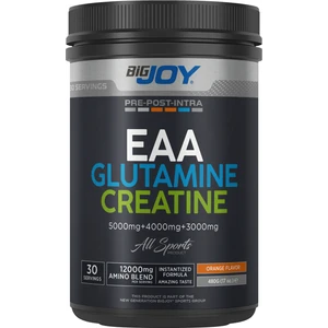 Bigjoy Sports Eaa + Glutamin + Kreatin Portakal 480 gr - 3 gr Creatine + 4 gr Glutamine + 5 gr Essansiyel Amino Asitler