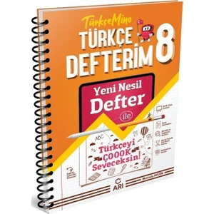 Arı Yayıncılık 8.Sınıf TürkçeMino Akıllı Türkçe Defteri