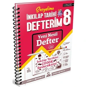 Arı Yayıncılık 8.Sınıf Sosyalimo Akıllı Inkılap Tarihi Defteri