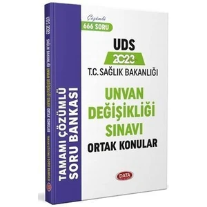 Data Yayınları 2023 Uds Sağlık Bakanlığı Ortak Konular Soru Bankası
