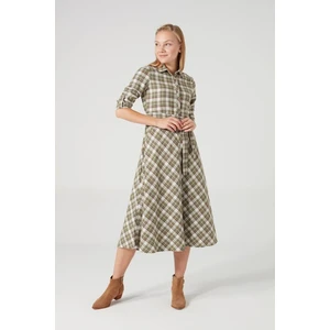 Zelish My Sister Juliet Ekoseli Gömlek Elbise