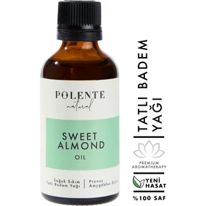Polente Natural Tatlı Badem Yağı - Soğuk Sıkım (50 ml)