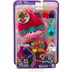 Polly Pocket Trolls Kompakt Set HKV39 Lisanslı Ürün