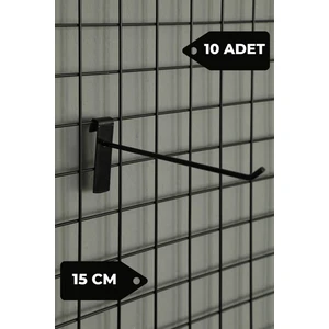 Manken İstanbul 15 cm Siyah Tel Pano Kancası Raf Askısı