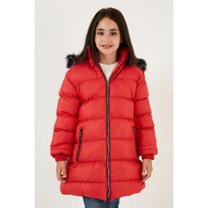 Içi Peluş Astarlı Çıkarılabilir Kapüşonlu Suya Dayanıklı Mont Kız Çocuk Mont 5761910