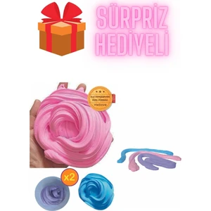 Süpriz Hediyeli Ele Yapışmayan Slime 2 Li Slaym Pofuduk Sılaym