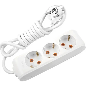Multi-Let Üçlü Priz Topraklı Kablolu Çocuk Korumalı 1 Metre-Beyaz 90113301