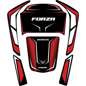 Forza 250 2021-2023 Uyumlu Deeb Iron Tank Pad Set Kırmızı