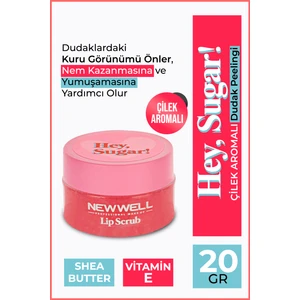 New Well Hey Sugar - Çilek Aromalı Dudak Peelingi 20 gr
