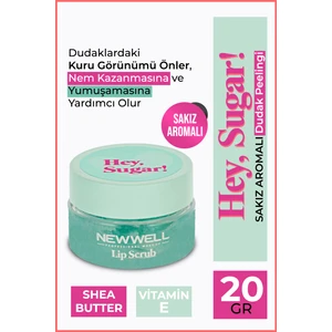 New Well Hey Sugar - Sakız Aromalı Dudak Peelingi 20 gr