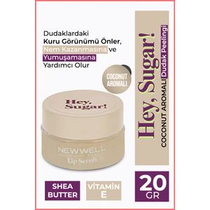 New Well Hey Sugar - Hindistan Ceviz Aromalı Dudak Peelingi 20 gr