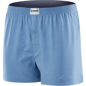 Yıldız Çamaşır Erkek Noktalı Mavi Havlu Bel 4'lü Paket Boxer
