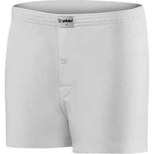 Yıldız Çamaşır Erkek Düz Beyaz Havlu Bel 4'lü Paket Boxer