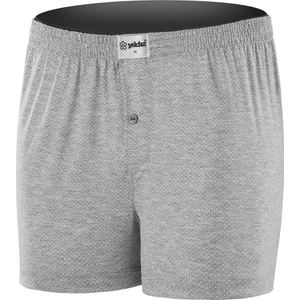 Yıldız Çamaşır Erkek Noktalı Melanj Gri Havlu Bel 4'lü Paket Boxer