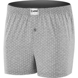 Yıldız Çamaşır Erkek Yıldızlı Melanj Gri Havlu Bel 4'lü Paket Boxer