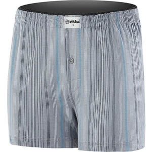 Yıldız Çamaşır Erkek Çizgili Gri Havlu Bel 4'lü Paket Boxer