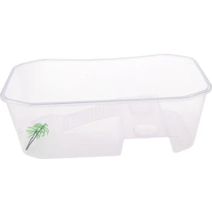 Plastik Sürüngen Habitat, Kaplumbağa Habitat Terrapin Gölü Beyaz ile Sürüngen Akvaryum Tankı (Yurt Dışından)