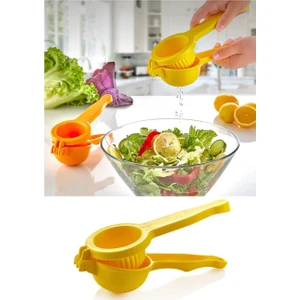 Pratik Sert Plastik Limon Sıkacağı - Limon Press