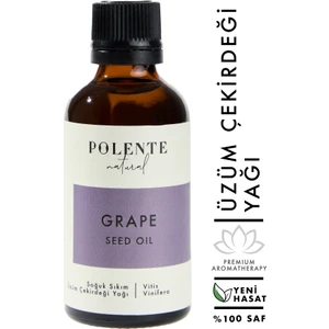 Polente Natural Üzüm Çekirdeği Yağı - Soğuk Sıkım (50 ml)